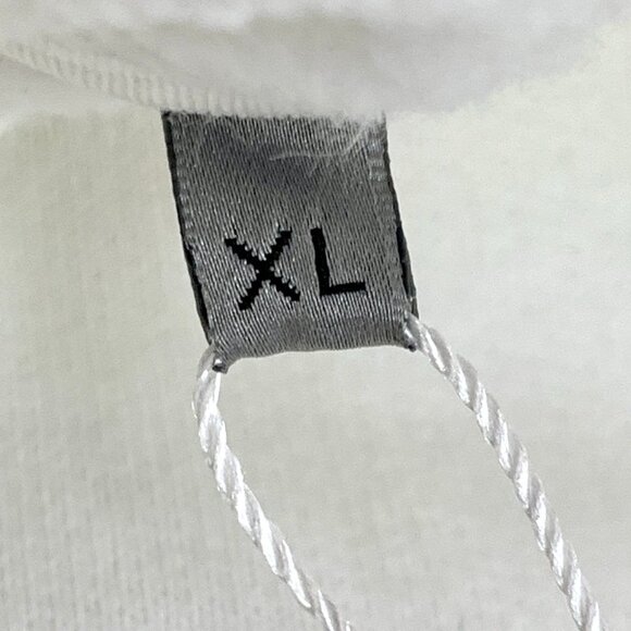 Dior White Floral Embroidered Logo Cotton Sweatshirt XL Round-Neck Long-Sleeve M - Picture 4 of 8